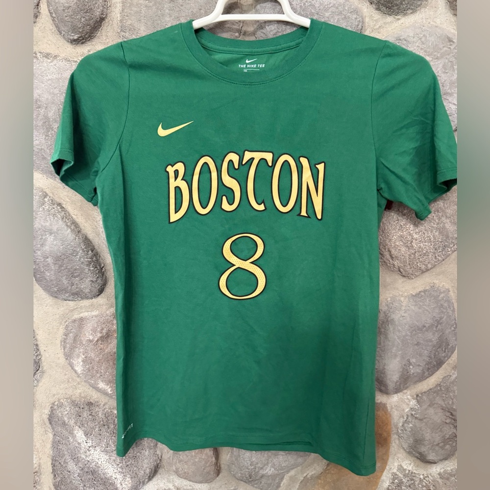 Nike Boston Celtics Kemba Walker #8 Green Dri-Fit Youth L 14/16